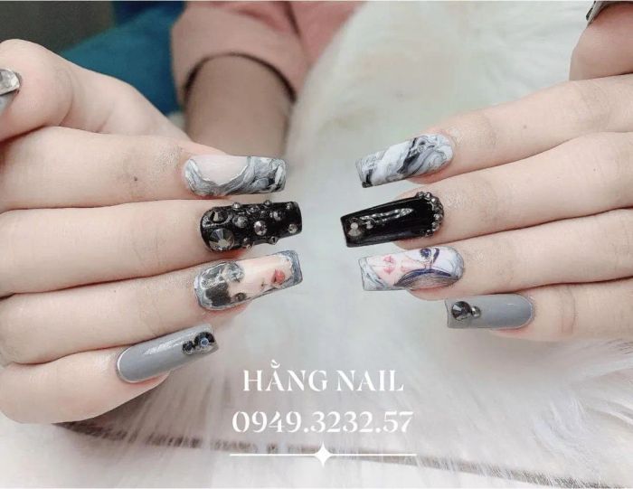 Tác phẩm nghệ thuật nail tại Hằng Nails