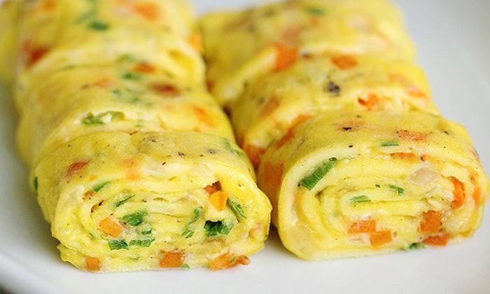 Trứng cuộn rau củ - Hình 2