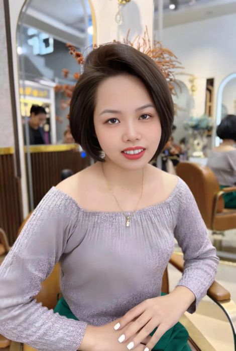 Hình ảnh tóc ngắn nghệ thuật tại SaLon Luân Nguyễn