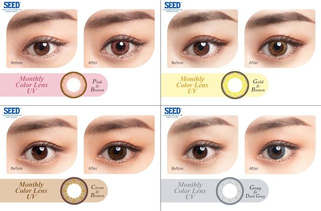 Bộ sưu tập kính áp tròng SEED Việt Nam