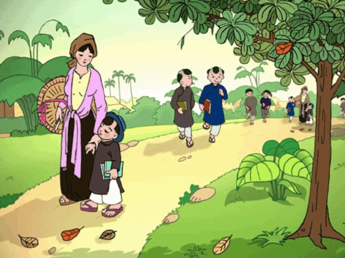 Hình ảnh minh họa: Khoảnh khắc đầu tiên đến trường (Nguồn: internet)