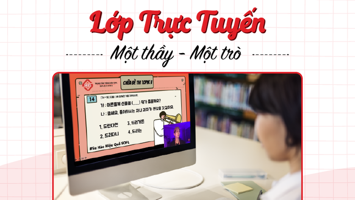 Hình ảnh lớp học trực tuyến tương tác tại SOFL