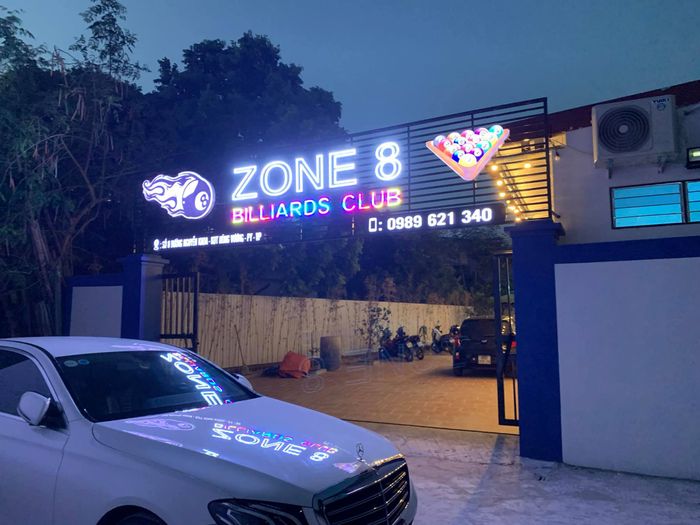 Góc chụp ấn tượng tại ZONE 8 Billiards Club