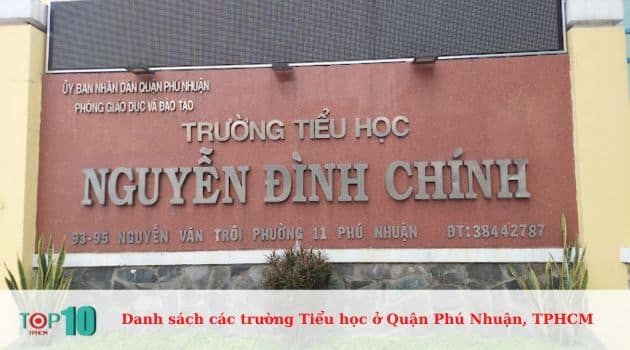 Trường Tiểu học Nguyễn Đình Chính - Nơi ươm mầm tài năng tương lai
