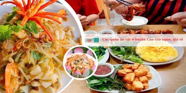 Gợi ý những quán ăn vặt ngon - rẻ tại huyện Cần Giờ