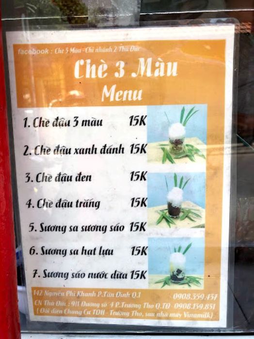 Chè Ba Màu - 142 Nguyễn Phi Khanh