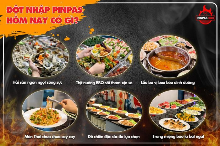 Hình ảnh PinPas BBQ - Bàn tiệc buffet hấp dẫn