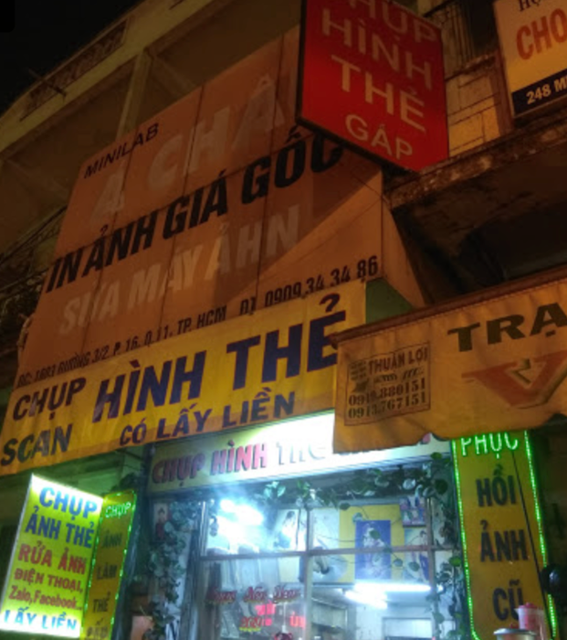 Không gian chụp hình tại Studio Á Châu