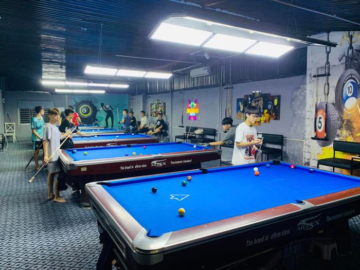 Hình ảnh không gian sang trọng tại A90 Billiards Club