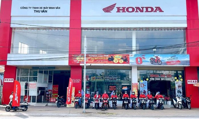 Showroom Honda Thu Vân - Không gian trưng bày đạt chuẩn Honda toàn cầu
