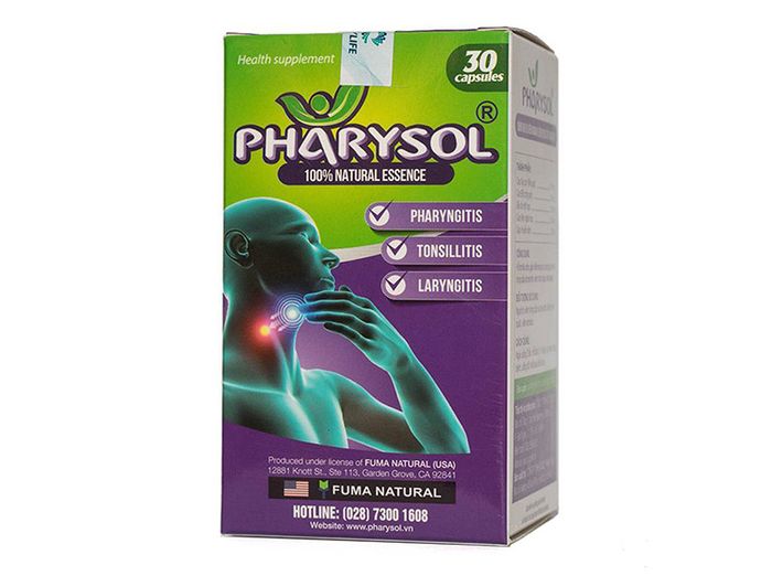 Hình ảnh chi tiết viên uống Pharysol - Công nghệ Fuma Natural (Mỹ)