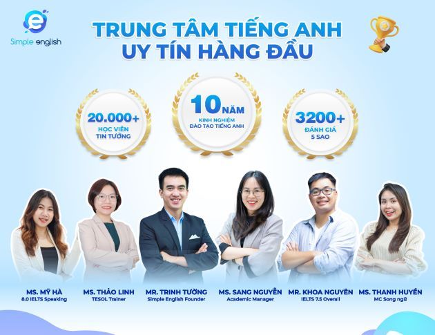 Simple English - Nơi gửi trọn niềm tin Anh ngữ