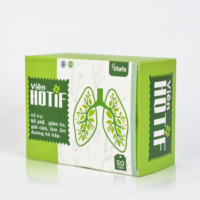 Hình ảnh viên uống HOTIF - Công thức đột phá cho hệ hô hấp khỏe mạnh