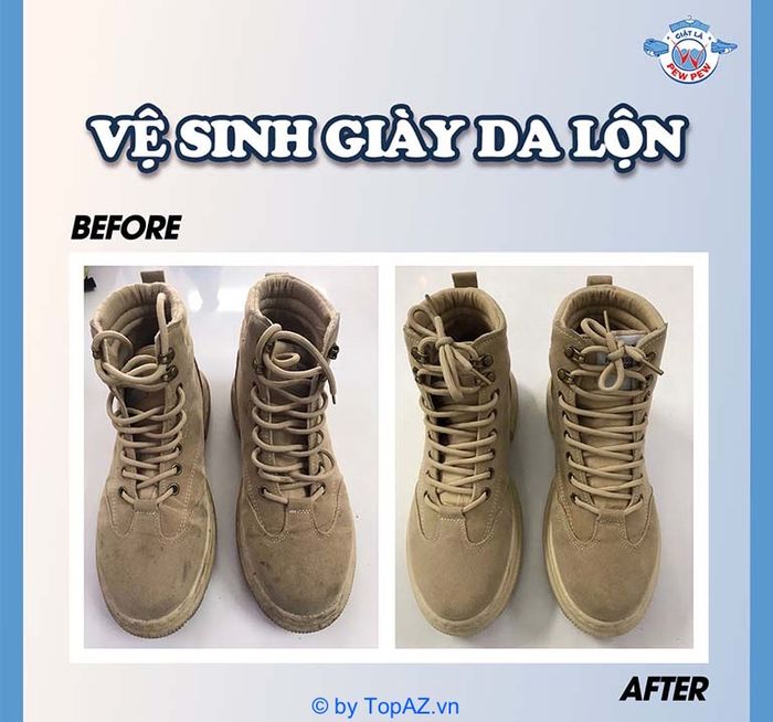 dịch vụ vệ sinh giày tại TPHCM