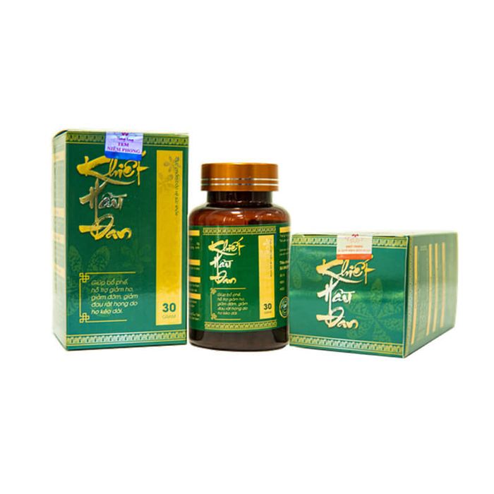 Hình ảnh chi tiết viên uống Khiết Hầu Đan - Kết tinh từ 5 loại cao thảo dược