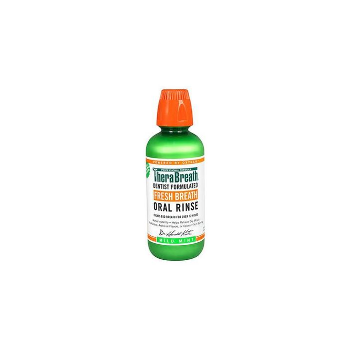 Hình ảnh chai nước súc miệng TheraBreath chính hãng từ Mỹ
