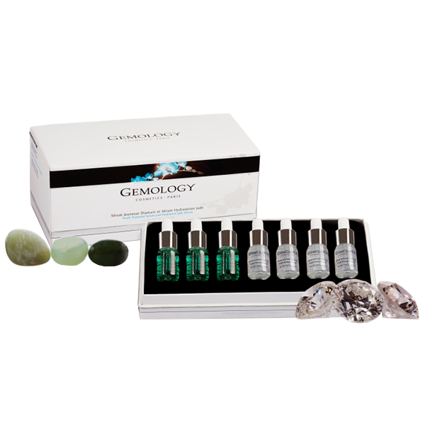 Hình ảnh bộ đôi tinh chất trẻ hóa da Gemology Youth Diamond Serum & Hydration Jade Serum