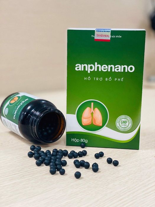 Hình ảnh thực tế viên uống An Phế Nano công nghệ cao