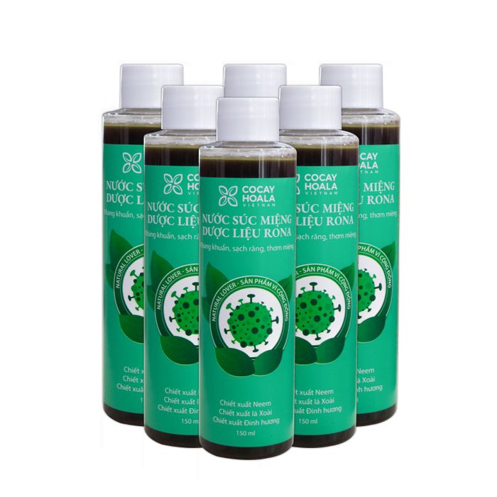Hình ảnh chai nước súc miệng dược liệu Rona chính hãng