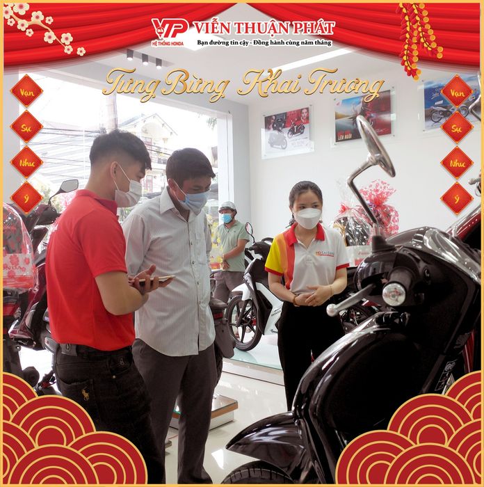 Không gian trưng bày đẳng cấp tại Honda Viễn Thuận Phát