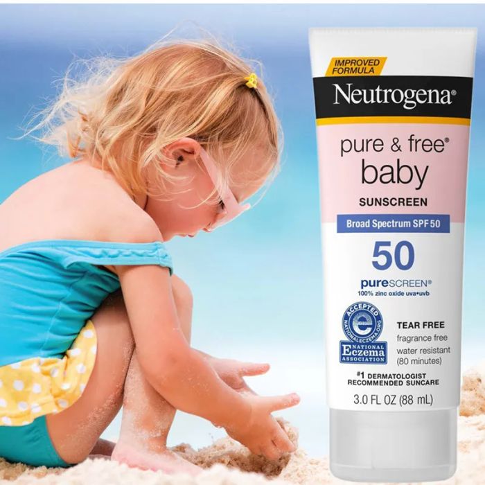 Bộ sưu tập hình ảnh kem chống nắng Neutrogena Pure & Free Baby SPF 50, minh chứng cho chất lượng vượt trội được các mẹ tin dùng