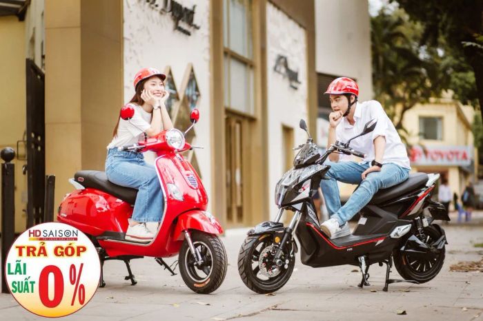 Các mẫu xe điện nổi bật tại Việt Ngọc Phương
