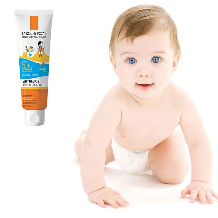 Hình ảnh minh họa kem chống nắng dạng sữa La Roche-Posay Anthelios Dermo Kid SPF 50+