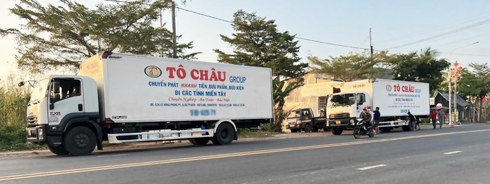 Hình ảnh đội xe vận tải hiện đại của Tô Châu