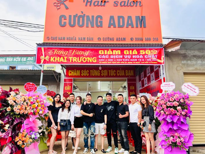 Không gian hiện đại và ấm cúng tại Hair Salon Cường Adam