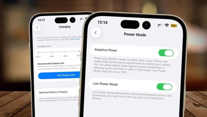 hướng dẫn bật adaptive power trên hệ điều hành ios 26 bg