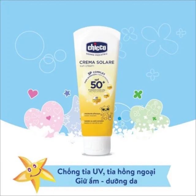 Hình ảnh minh họa: Kem chống nắng Chicco 3 Tác Động - Người bạn đồng hành đáng tin cậy bảo vệ làn da cả gia đình