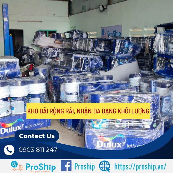 Hình ảnh kho bãi và trung tâm điều hành Proship