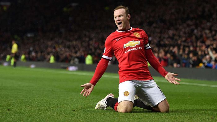 Rooney ăn mừng bàn thắng