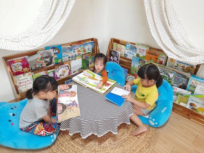 Khoảnh khắc học tập vui tươi tại Mầm non Minh Đức
