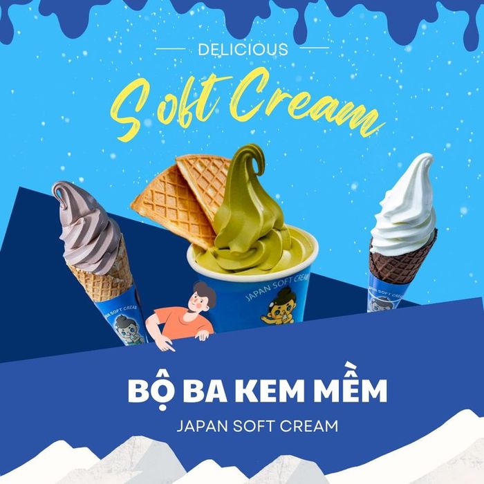 Những tác phẩm kem nghệ thuật tại Japan Soft Cream