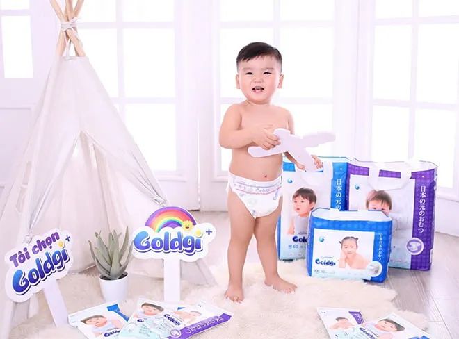 Hình ảnh bỉm Goldgi – Tã Goldgi