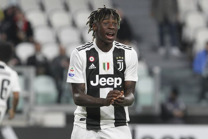 Những cầu thủ trẻ như Moise Kean cũng được Juve đẩy đi với giá cao.