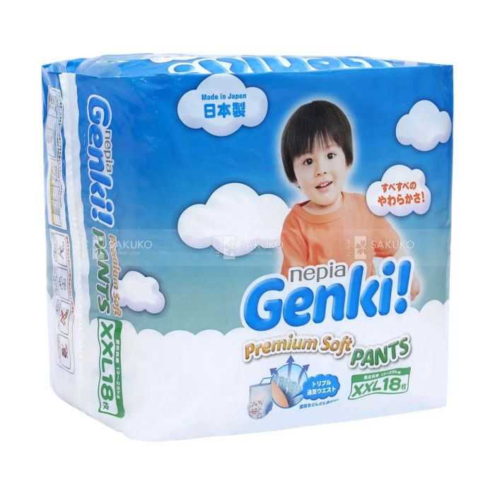 Hình ảnh bỉm Genki phiên bản 2