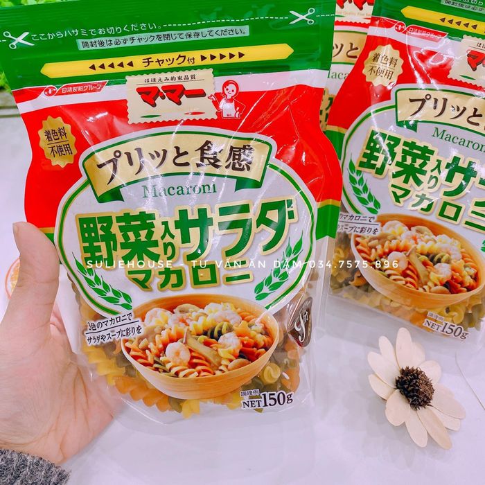 Hình ảnh Nui Xoắn Rau Củ Nissin chính hãng
