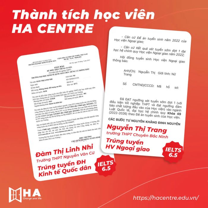 Hình ảnh cơ sở vật chất hiện đại tại HA Centre