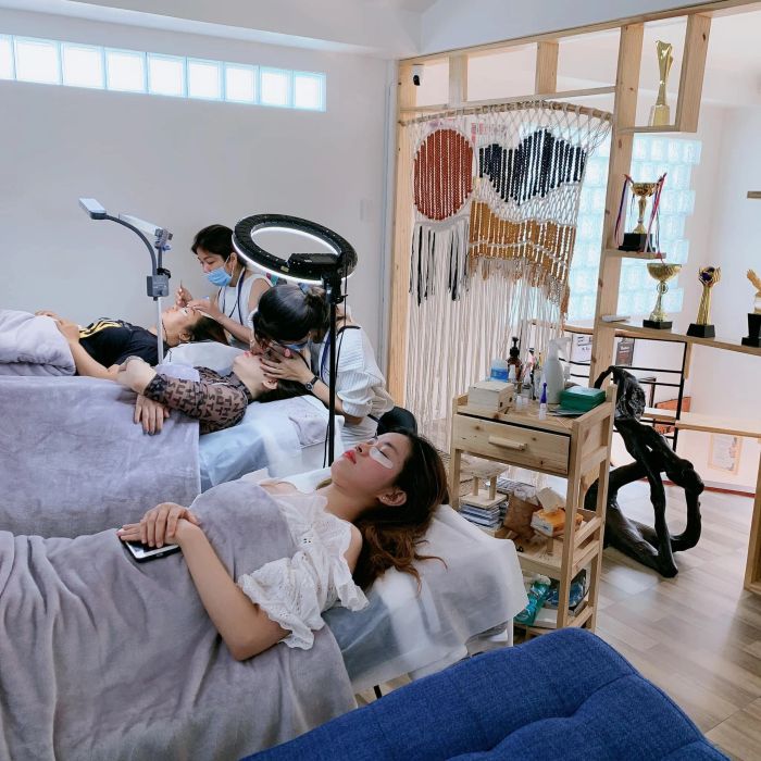 Hình ảnh thực tế những đôi mi nghệ thuật tại Mỹ Ngọc - Nối Mi Mỹ Tho