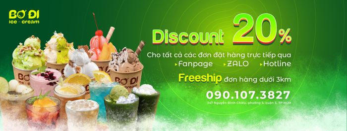 Không gian ấn tượng tại BƠ ĐI Ice Cream - Nơi nghệ thuật và hương vị hòa quyện