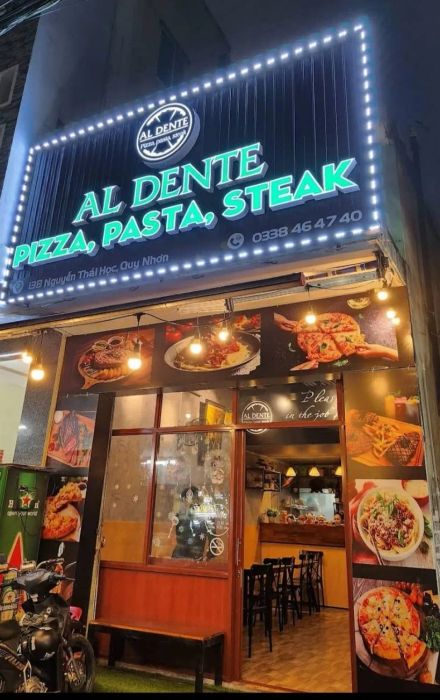 Hình ảnh không gian ấn tượng tại Al DENTE QN