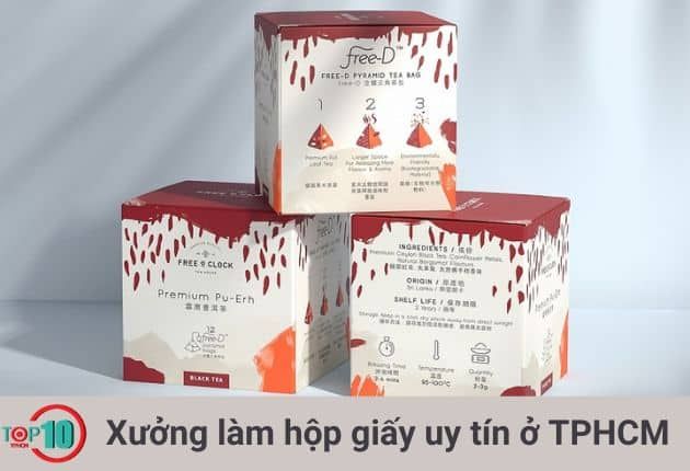 Những xưởng sản xuất hộp giấy đáng tin cậy tại TP.HCM