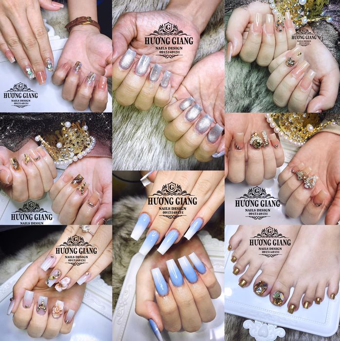 Tác phẩm nail nghệ thuật tại Hương Giang Nail Design