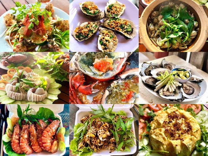 Bữa tiệc hải sản tươi sống được bài trí tinh tế tại Wind Hằng 1988