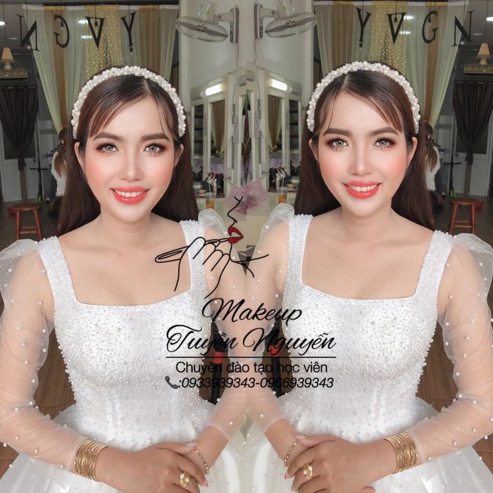 Tác phẩm nghệ thuật trang điểm cô dâu tại Tuyền Nguyễn Makeup