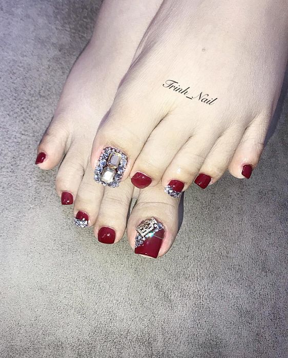 Hình ảnh mẫu nail ấn tượng tại Trinh Nail