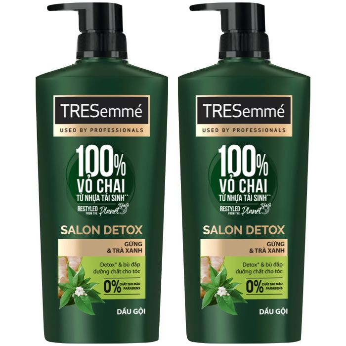Hình ảnh chân thực Dầu Gội TRESemmé Salon Detox Gừng & Trà Xanh