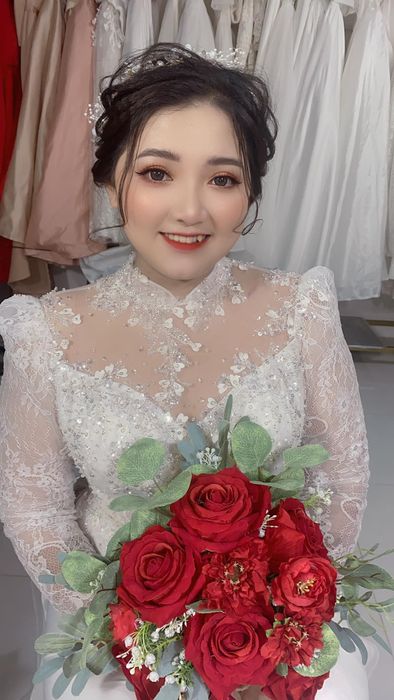 Tác phẩm nghệ thuật trang điểm cô dâu tại Áo Cưới Thụy Chi